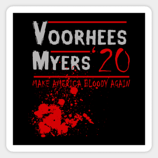 Halloween Horror Election Campaign Sticker